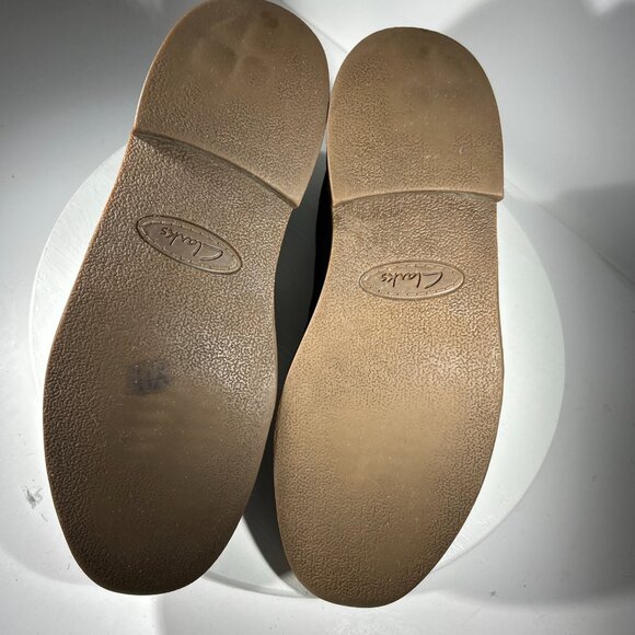 Clarks Mens Size 9 M Chukka Leather Boots Brown Desert Ankle Shoes Western Walk - Picture 7 of 11